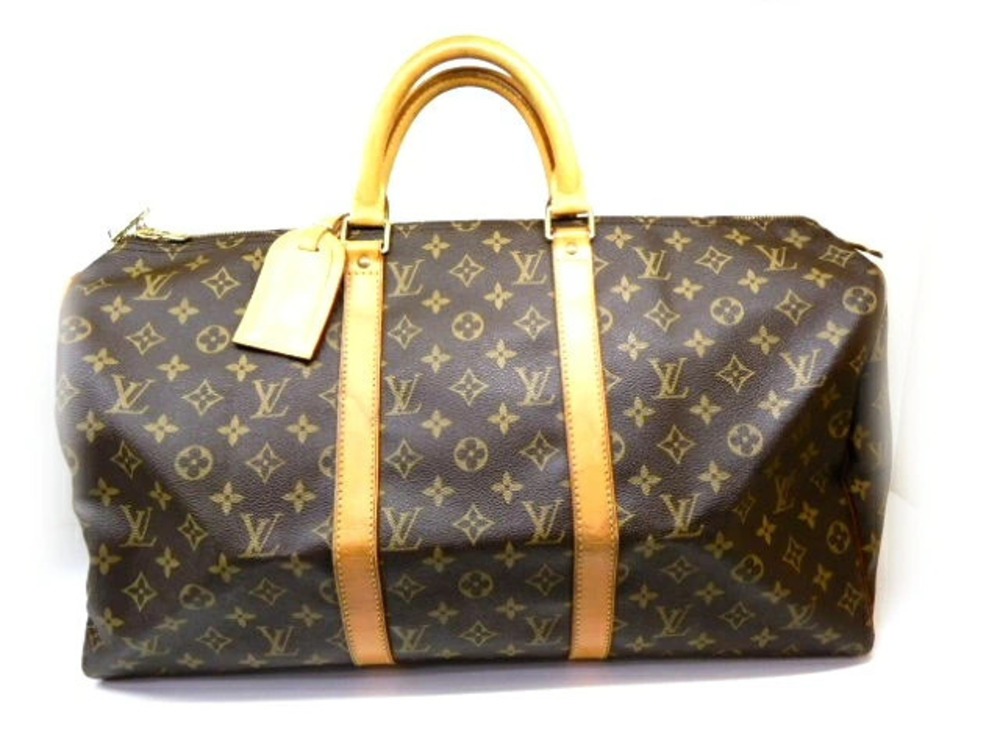 LOUIS VUITTON Keepall Boston Bag Monogram